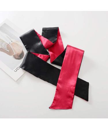 Ukissim Soft Satin Eye Mask Blindfold for Comfortable Sleep - 59x2.8 | Sleep Mask - Buy Online on GoSupps.com