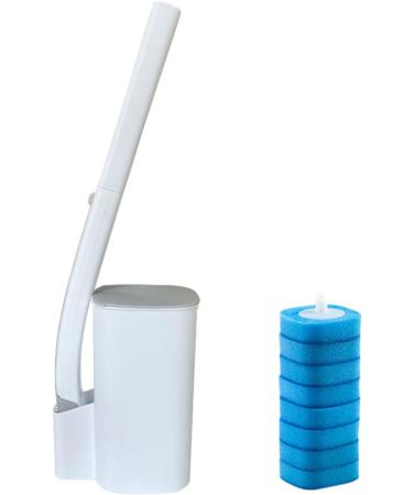 Disposable Toilet Cleaning Brush Long Handle Toilet Bowl Cleaner Wand Bathroom Toilet Bowl Scrubber Easy to Replace Toilet Bowl Cleaner Wand Disposable - Buy Online on GoSupps.com