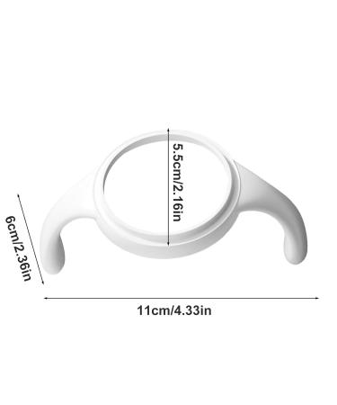 Buy Honhoha White Silicone Baby Bottle Holder | Universal Handles for Wide Neck & Glass Bottles | Safe & Durable - Buy Online on GoSupps.com