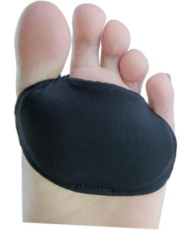 FRCOLOR Anti Pads - Metatarsal Shoe Inserts for Plantar Bunion Relief | Half Toe Sleeve & Heel Cushion Gel - Black 7.6x3.3cm - Comfort for Feet - Buy Online on GoSupps.com