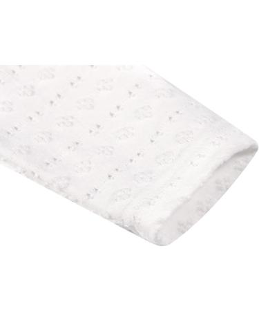 Bonny Billy Girls Knitted Cotton Cardigan Shrug - 4-5 Years, Pure White - Buy Online on GoSupps.com