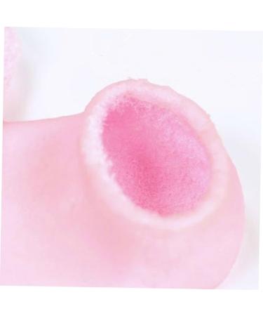 MAGICLULU Spa Gel Socks 2 Pairs Gel Socks for Moisturizing Moisture Socks Gel Lining Socks Dry Heel Oil Socks Gel Dry Feet Socks Cracked Foot Lotion Socks Pink Spa Essential Oil Miss - Buy Online on GoSupps.com