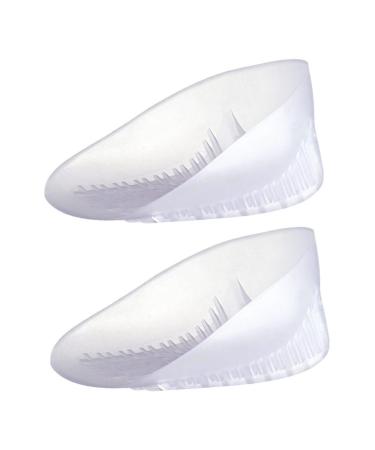 NOLITOY 5 Pairs U-Shaped Heel Pad Shoe Inserts Insole High Heel Pads Heel Cups Orthotic Insoles Half Shoe Inserts Heel Inserts for Shoes Gel Heel Grips Half Pad Sebs Men and Women Damping