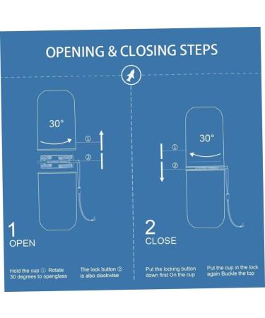 Travel Toothbrush Holder - Portable Case for Business Trips | Wash Cup Carrier with Lanyard - Buy Online on GoSupps.com