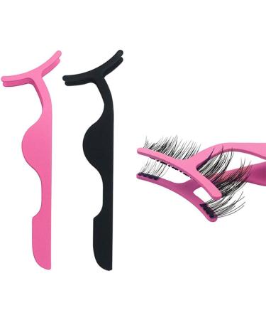 Stainless Steel Magnetic False Eyelash Tweezers Applicator Clip Women Makeup Tool - Buy Online on GoSupps.com