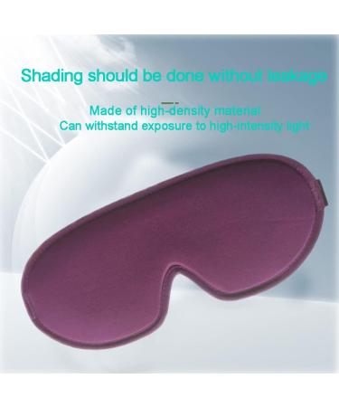3D Contoured Sleep Mask for Men Women - Adjustable Strap, Breathable Silk Cotton Satin - Block Out Light - Ideal for Sleeping, Travel, Yoga - Black - Buy Online on GoSupps.com