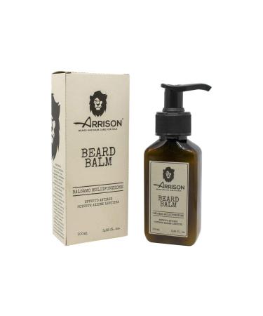 Arrison Beard Bart balm 100ml - beard balm 100% Made in Italy - soft node and discipline all bart types - excellent as an after shave and moisturizer for the face