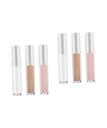 Didiseaon 6 Pcs Polarized Monochrome Eyeshadow Eye Glitter Makeup Korean Pearlescent Cosmetic Plastic Miss