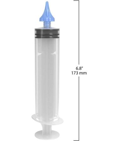 Ezy Dose Ear Wax Cleaner for Humans - Includes 10 Saline Packs - Antibacterial Syringe with Tri-Stream Tip - Buy Online on GoSupps.com