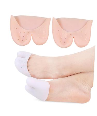 2 Pairs Gel Big Toe Caps - Soft Protective Toe Covers for Shoe Comfort and Pointe Cushion Support - Buy Online on GoSupps.com