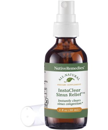 Native Remedies InstaClear Sinus Relief - Natural Herbal Supplement for Healthy Sinuses - 29ml - Buy Online on GoSupps.com