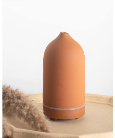 Wanlola Ceramic Essential Oil Diffuser 120ml - Aromatherapy Diffuser with Waterless Auto-Off Function (Terracotta) - Buy Online on GoSupps.com