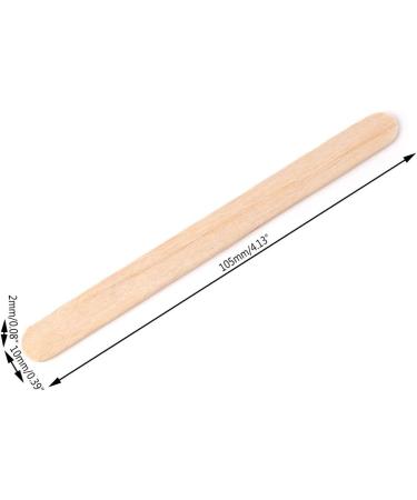 Manyo 50 Disposable Wooden Sticks - Wax Hair Removal Tongue Depressor & Bamboo Depilatory Kit Accessories | International Shipping Available - Buy Online on GoSupps.com
