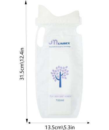 WOBBLO Travel Urinal Bags | Portable Urinal Bags Unisex Urinal Bag | Must Have Travel Bag for Men Women Kids Patients Pregnant  - Buy Online on GoSupps.com