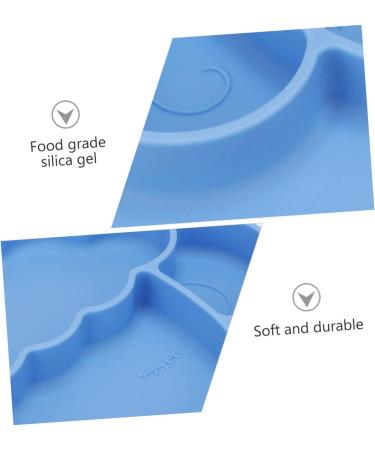 Blue Silicone Suction Toddler Plate by Toddmomy - Non-Dinner Plate for Kids | Grip Dish, Tableware for Supplementary Food - Buy Online on GoSupps.com