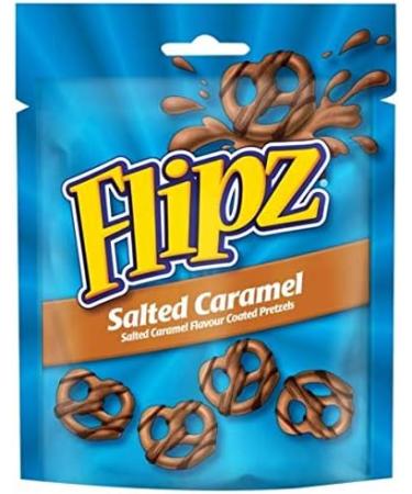 Flipz Coated Pretzels Gift Selection - Milk Chocolate, Cookies & Cream, Salted Caramel - 3 x 90g Bags - Perfect Picnic & Party Treat or Thank You Gift! Flippin' Awesome! - Buy Online on GoSupps.com