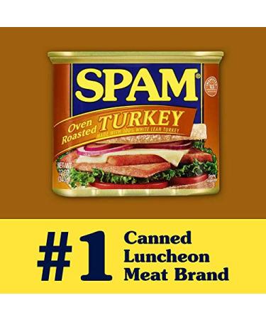 SPAM Oven Roasted Turkey 12oz (Pack of 12) - Delicious Canned Meat for Easy Meals - Buy Online on GoSupps.com
