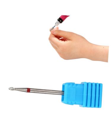 minkissy Nail Grinding Head Nail Drill Bits Manicure Drill Bits Drill Set Grinding Head Nail Drill Bits Set Manicure Drill Bits Set