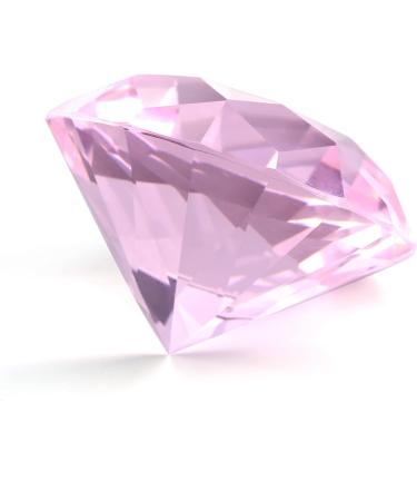 Nail Art Display Diamond Glass Crystal Base Hand Model Shoot Ornament Manicure Accessories for Wedding Decorations Nail Art Salon Decor(60MM Pink) - Buy Online on GoSupps.com