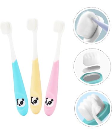 Ipetboom 3pcs Children s Toothbrush Set - Safe Toy Cleaning Brushes with Soft ABS Bristles for Kids - Buy Online on GoSupps.com