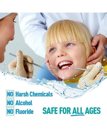 2 Pack H2Ocean Healing Rinse Mouthwash - Sea Salt & Xylitol Mouth Wash for Fresh Breath - Alcohol & Fluoride Free - Arctic Ocean Mint 16oz - Buy Online on GoSupps.com