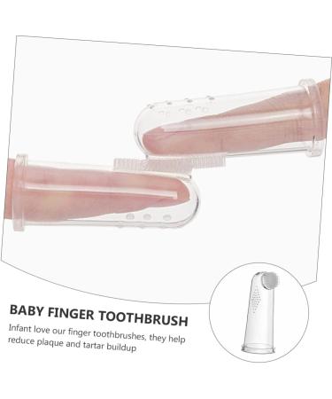 Minkissy 3 Sets Finger Toothbrush for Toddlers | Portable Baby Toothbrush | Gentle Finger Brushes for Clean Teeth - Buy Online on GoSupps.com