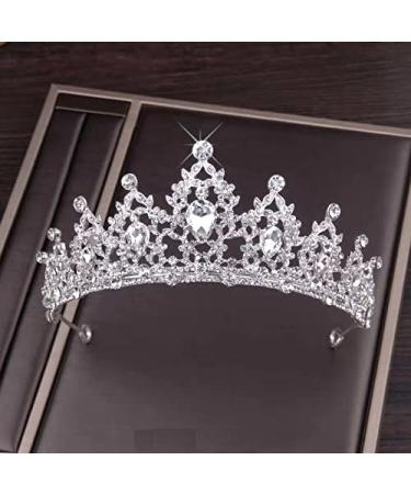 Crown Bride Diadem Crystal Tiara | Elegant Women's Hair Jewelry for Birthdays & Weddings - Perfect Gift - Buy Online on GoSupps.com