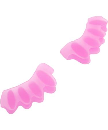 Buy Weikeya Toe Corrector - Ergonomic Silicone Toe Separator for Comfortable Feet | Wear-Resistant Design for Men & Women - Pink - Buy Online on GoSupps.com