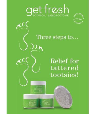 Get Fresh - Totally Soaked Soothing Softening Foot Gel Lemongrass 100g - Buy Online on GoSupps.com