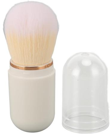 6 in 1 Makeup Brush Set Portable Synthetic Cosmetic Brushes Set for Foundation Blending Powder Eye Shadow with Mirror (White) - Buy Online on GoSupps.com