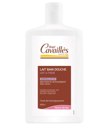 Rog Cavaill s Shower and Bath Lotion Dry Skins Fig Milk 400ml