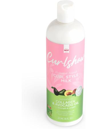 ORS Olive Oil Curlshow Curl Style Milk Infused with Collagen & Avocado Oil for Strength & Length (16.0 oz) - Buy Online on GoSupps.com