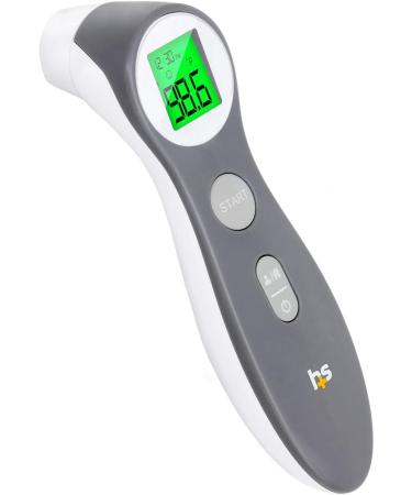 HealthSmart Digital Thermometer for Adults and Children Forehead Thermometer Baby Thermometer Infrared Thermometer Temperature Gun to Test Objects or Air FSA & HSA Eligible