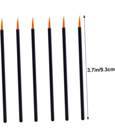 Mikinona 100pcs Tool Wands Cosmetic Point Lip Makeup Fine Applicator Brush Eyeliner Gloss Disposable - Buy Online on GoSupps.com