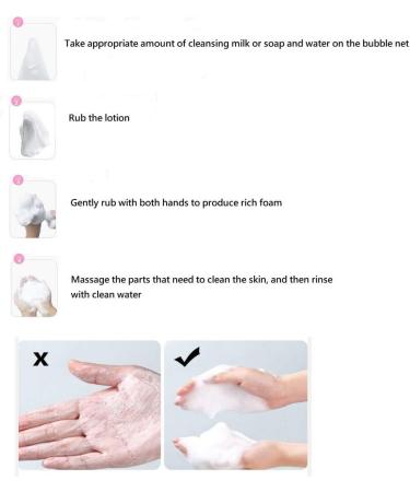 Mtse 10 PCS Exfoliating Soap Pouch Set - Bubble Foam Net Sack for Body and Facial Cleaning - Buy Online on GoSupps.com