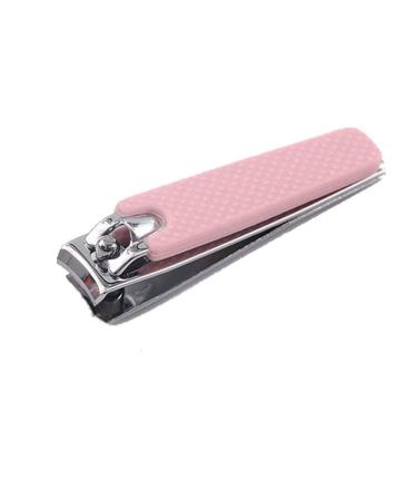 SVAASA Nail Clippers Adult Nail Clippers/Pink Silicone Surface Carbon Steel Plating Pink Nail Clippers 8.5 * 1.5cm Pink Silicone Surface Nail Clippers
