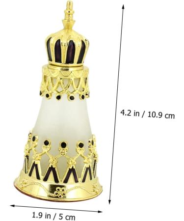 FRCOLOR Essential Oil Bottle Perfumes Arabes Perfume Sample Bottle Arabic Travel Perfume Essential Oil Sample Vials Mini Perfume Essential Oil Sample Bottle Retro Bottled Glass - Buy Online on GoSupps.com