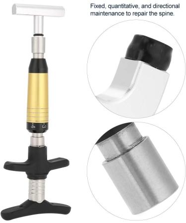 Manual Chiropractic Tool - Portable Spine Massager & Correction Gun with 6 Starch Levels & 4 Massage Heads for Spinal Alignment - Buy Online on GoSupps.com