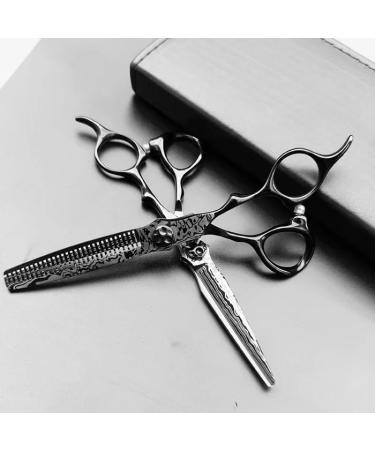 Hair Cutting Scissors Shears 6 Inch Professional Flat Tooth Clippers Hair Clippers Hairdressers Professional Hair Thinning Scissors Set