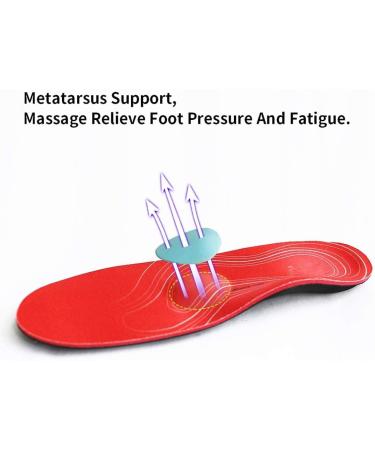 Flat Feet Insoles | Orthotic Arch Support Inserts for Plantar Fasciitis | Men & Women | US-9 (280mm - Buy Online on GoSupps.com