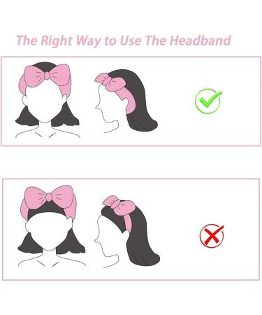 scicent Headband for Washing Face Spa Facial Hairband Bowknot Hair Bands Fluffy Head Bands Stretch Towel for Bath Makeup and Sport Hair Accessories for Women 06 2406 - Buy Online on GoSupps.com
