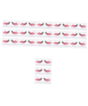 FRCOLOR 18 Pairs Halloween False Eyelashes Halloween Eyelashes Black Eyelashes Fake Eyelashes Fake Lashes Artificial Eyelashes Adhesives False Eyelashes Party Performance Lashes