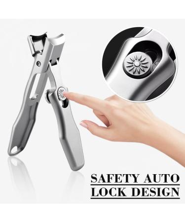 German Nail Clippers for Men | 2024 Ultra Sharp Heavy Duty Toe Clippers | Professional Extra Large Design with Catcher & File | Perfect for Seniors - Buy Online on GoSupps.com
