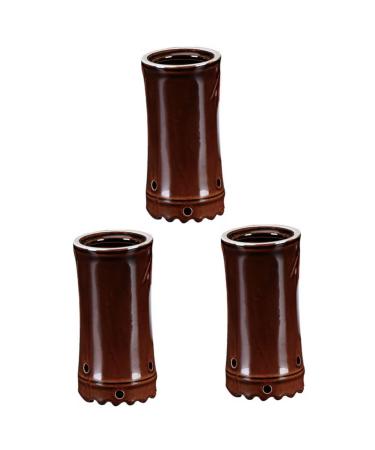 Tovinanna Massage tools 3 STK Moxibustion pot Ceramic tools funnel set for essential oils facial moxaditis made of ceramic moxa stick burner Mox grenner can stand the face I can