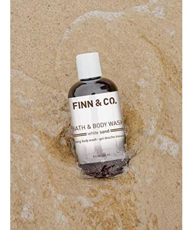 Buy FINN & CO. Bath & Body Wash for Men & Women - Cleanse Hydrate & Soothe | White Sand Fragrance | 8 oz - International Shipping Available - Buy Online on GoSupps.com