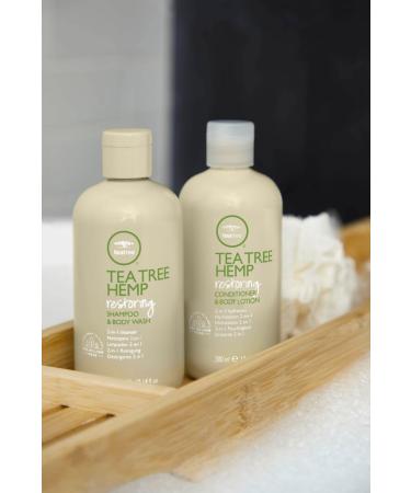 Buy Tea Tree & Hemp Restoring Conditioner & Body Lotion - 2 in 1 Hair Milk for All Hair & Skin Types - 1000ml Odorless - International Shipping Available - Buy Online on GoSupps.com