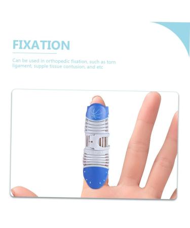 NOLITOY Thumb Splints for Fractured Thumbs - Durable Fingerboard Bandages with Metal Bracket for Sports - 8x2.4x0.4cm Blue - Buy Online on GoSupps.com