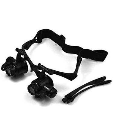Headband Magnifying Glass Headband Magnifier with Led Light 10x/ 15x/ 20x/ 25x with Storage Bag for Jewelry Clock Repair Loupe - Buy Online on GoSupps.com