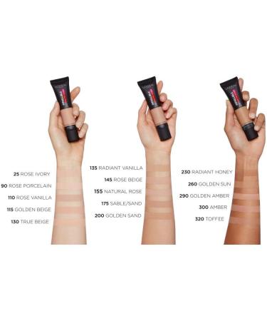  L'Oreal Paris L'Or al Paris Infallible 24H Waterproof Long-Lasting Liquid Mattifying Foundation with High Coverage Matte Cover #130 Beige S - Buy Online on GoSupps.com