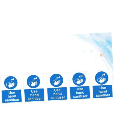 Healifty 5pcs Pinup Stickers Hand Washing Sign Decal Wash Your Hands Sign Use Hand Sanitiser Sign Pvc Safety Warning Decals Hand Sanitiser Decals The Sign Handwashing Fluid Applique Sink 20X15X1cm As Shown 5pcs - Buy Online on GoSupps.com